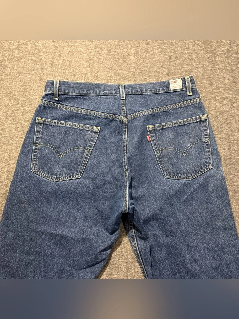 Levis 569 Vtg 90s Dry Goods Jeans Men’s 38x30 blue Straight USA Made Cotton Nice